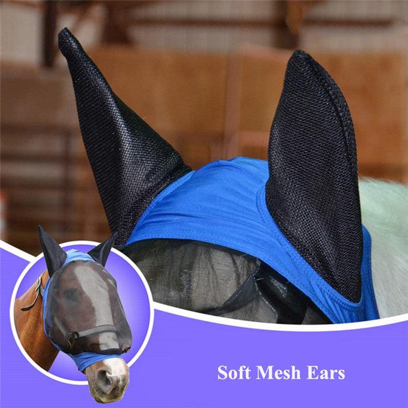 Equimap Mosquito Proof Horse Mask In Summer - Equimap