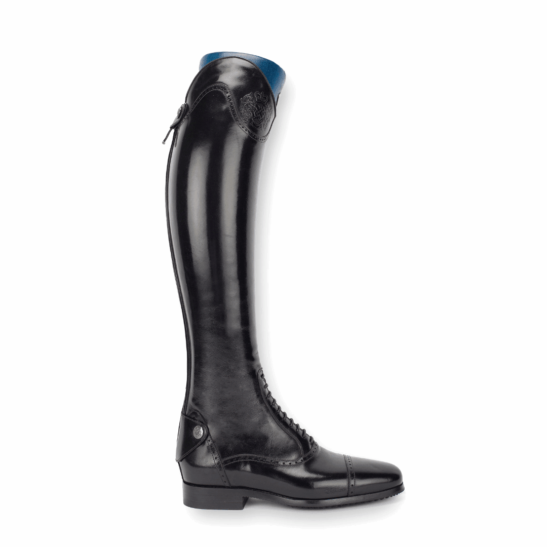 Alberto Fasciani Black Standard Riding Boot - 33604B [40 - 46]