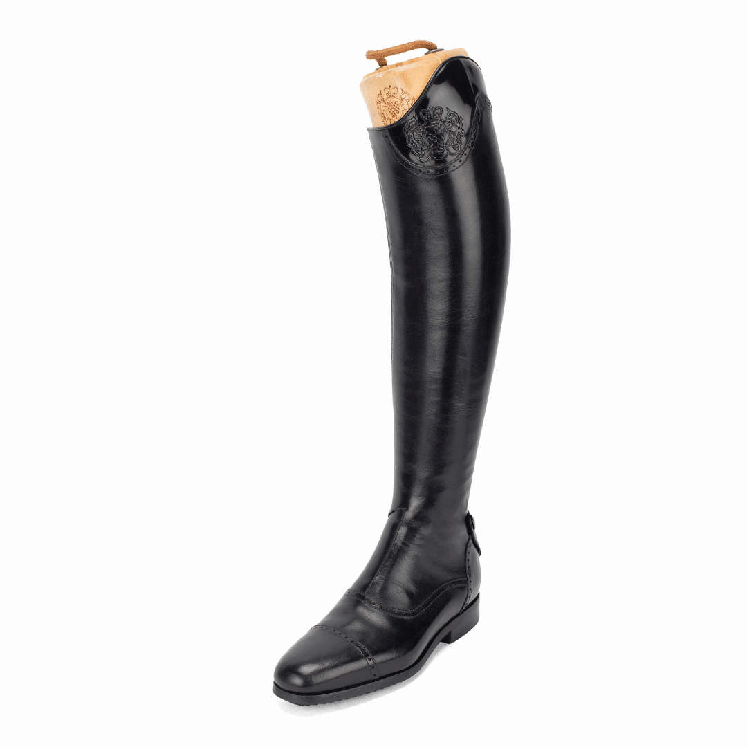 Alberto Fasciani Black Standard Riding Boot - 33202B [40 - 46]