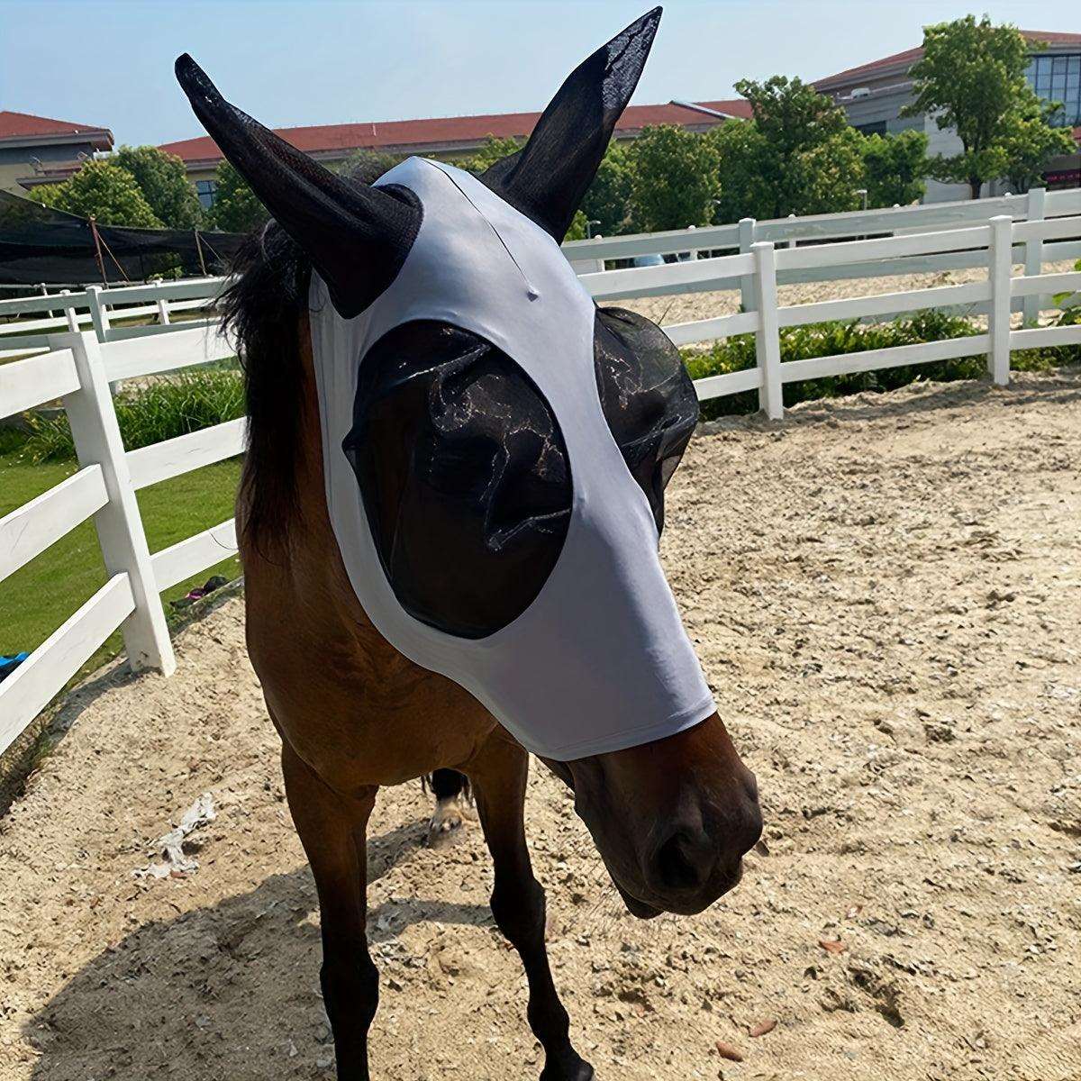 Equimap Breeze Colorful Breathable Horse Mask for Insect Protection - Equimap