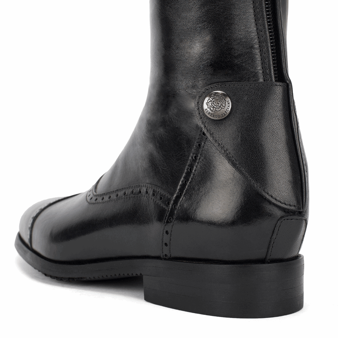 Alberto Fasciani Black Standard Riding Boot - 33202B [40 - 46]