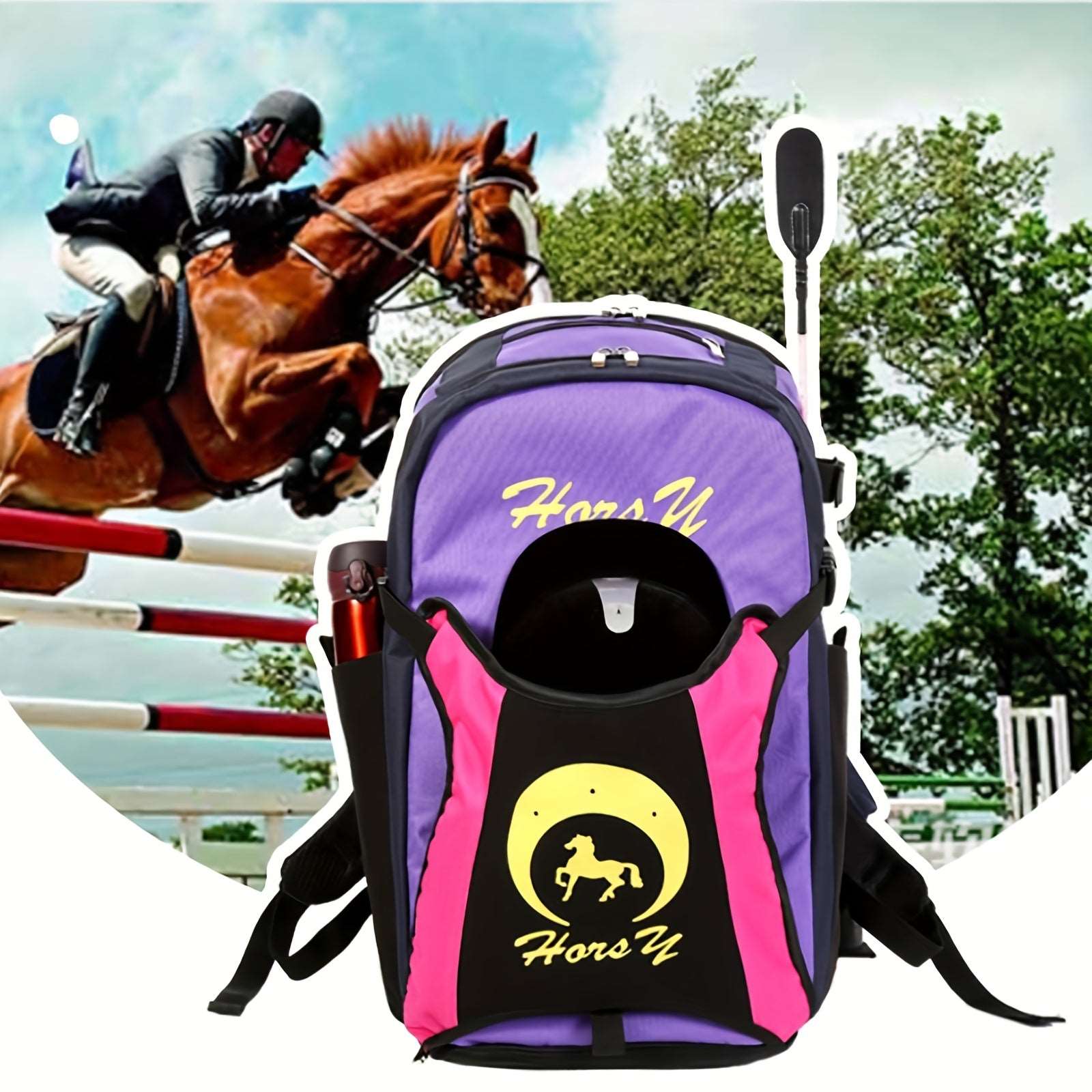 Keep Your Horse Riding Gear Safe &amp; Secure With This Professional Equestrian Backpack.