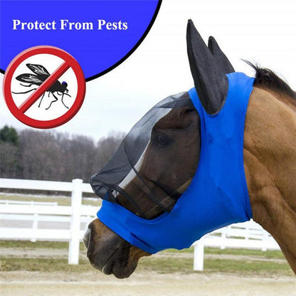 Equimap Mosquito Proof Horse Mask In Summer - Equimap