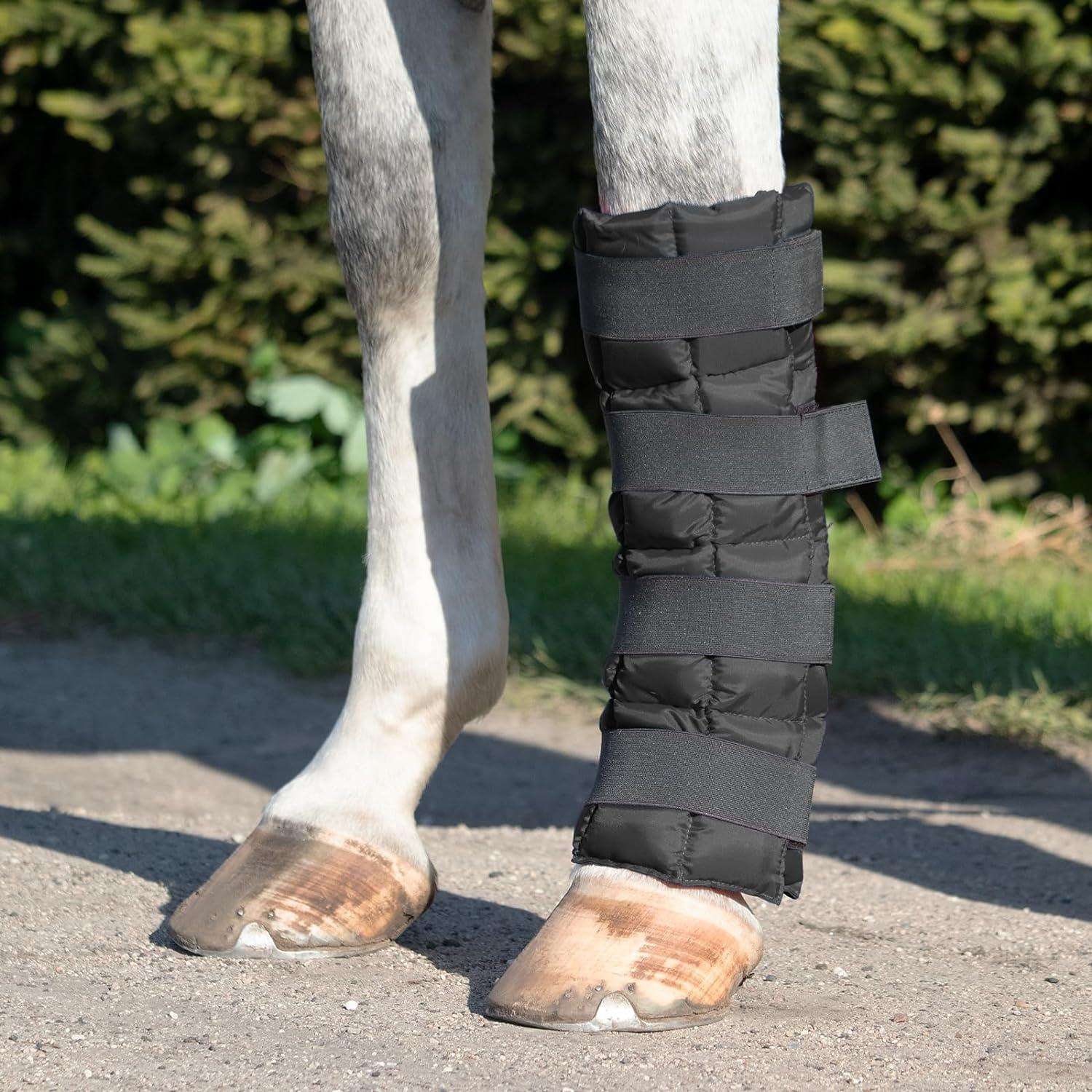 EquiTherapy Pro: Reusable Gel Ice Pack Boots for Horses - Equimap