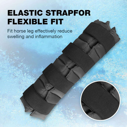 EquiTherapy Pro: Reusable Gel Ice Pack Boots for Horses - Equimap