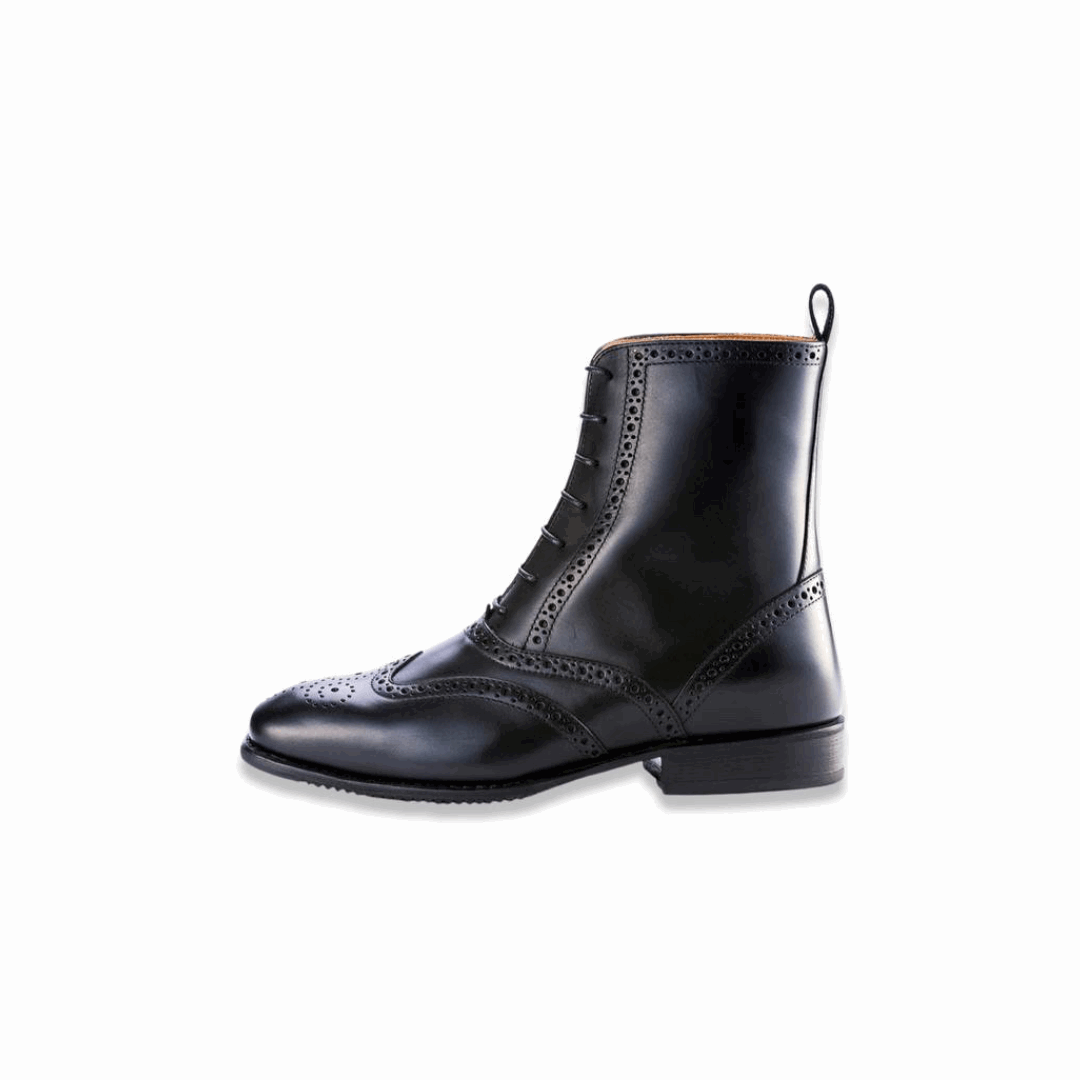 Oan Pisces Equestrian Half Boots: Premium Calfskin Leather - Equimap