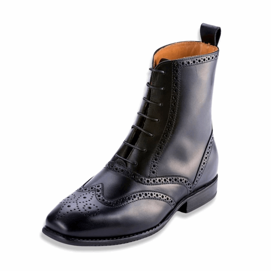 Oan Pisces Equestrian Half Boots: Premium Calfskin Leather - Equimap