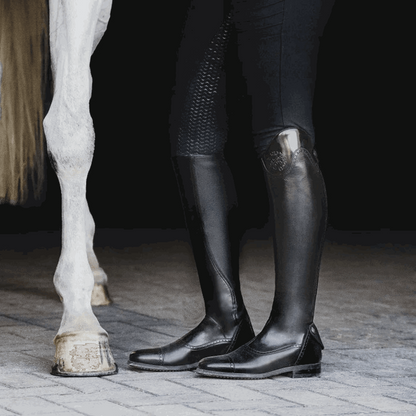 Alberto Fasciani Black Standard Riding Boot - 33202B [40 - 46]