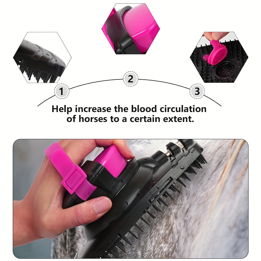 Premium Horse Brush Set - Perfect for Grooming, Bathing &amp; Massaging Your Horse!