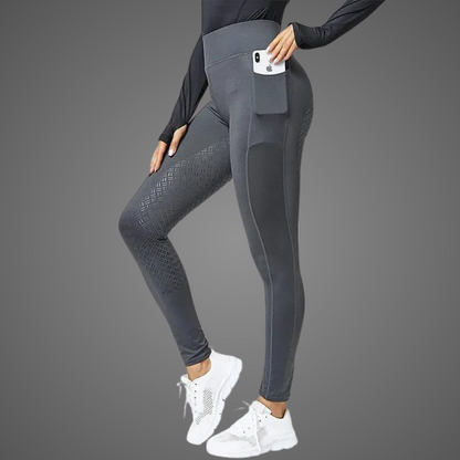 Equimap Full Seat Casual Breeches Equestrian Sportswear Elastic High Waist Tight Riding Pants Drip Slip Pants Horse Riding Clothes