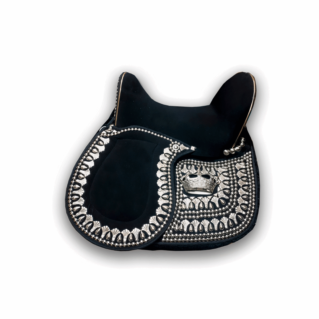 Kheel Masr Black Saddle Medal Embroidery Handmade Saddle