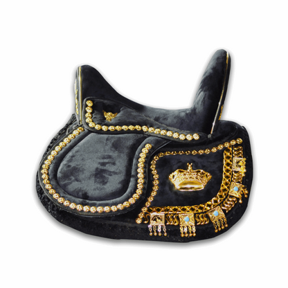 Kheel Masr Black Gold Plated Crown Handmade Saddle Full Set