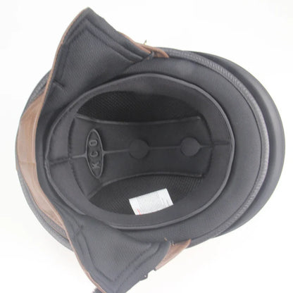 Leather Helmets Riding Helmet Cover Equestrian High Quality