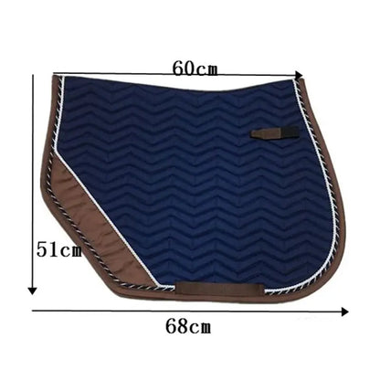 Cotton Composite Saddle Horse Saddle Pad   Blue  Saddle Pads For Horse