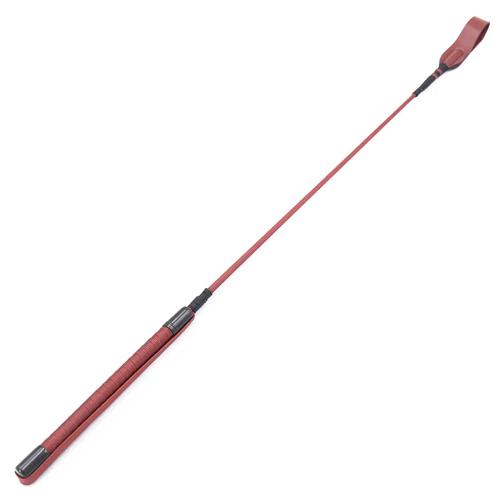 66CM Riding Crop PU Leather Whip Premium Quality Red Leather Crops Equestrianism Horse Whips