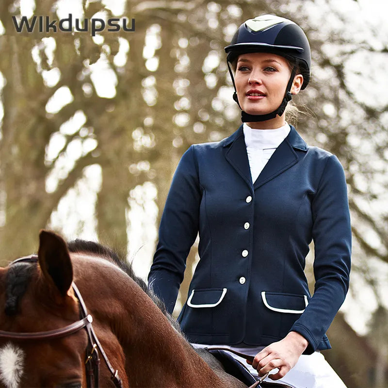 Equimap Horse Riding Jacket  For Women Competition Blazer