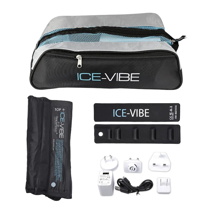 Cavassion IceVibe Horse Boots: Ice Compress, Vibration &amp; Massage - Equimap