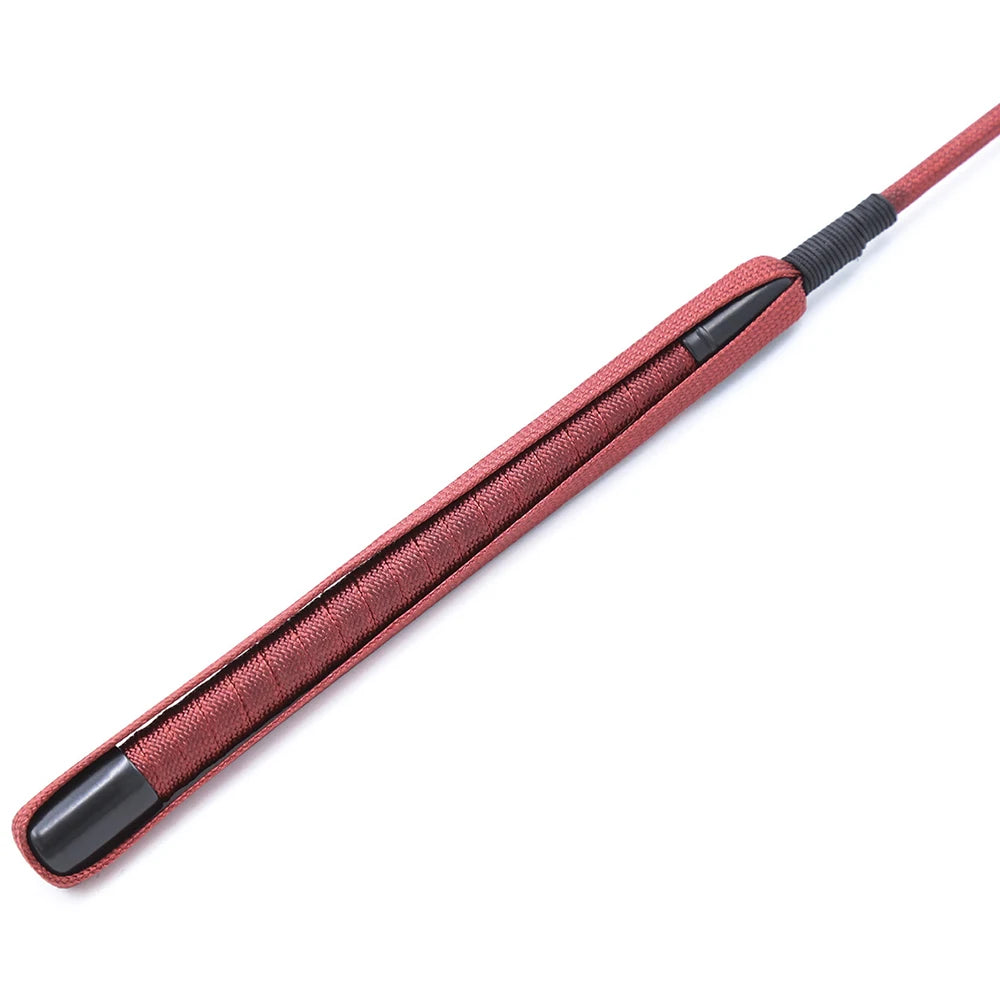 66CM Riding Crop PU Leather Whip Premium Quality Red Leather Crops Equestrianism Horse Whips