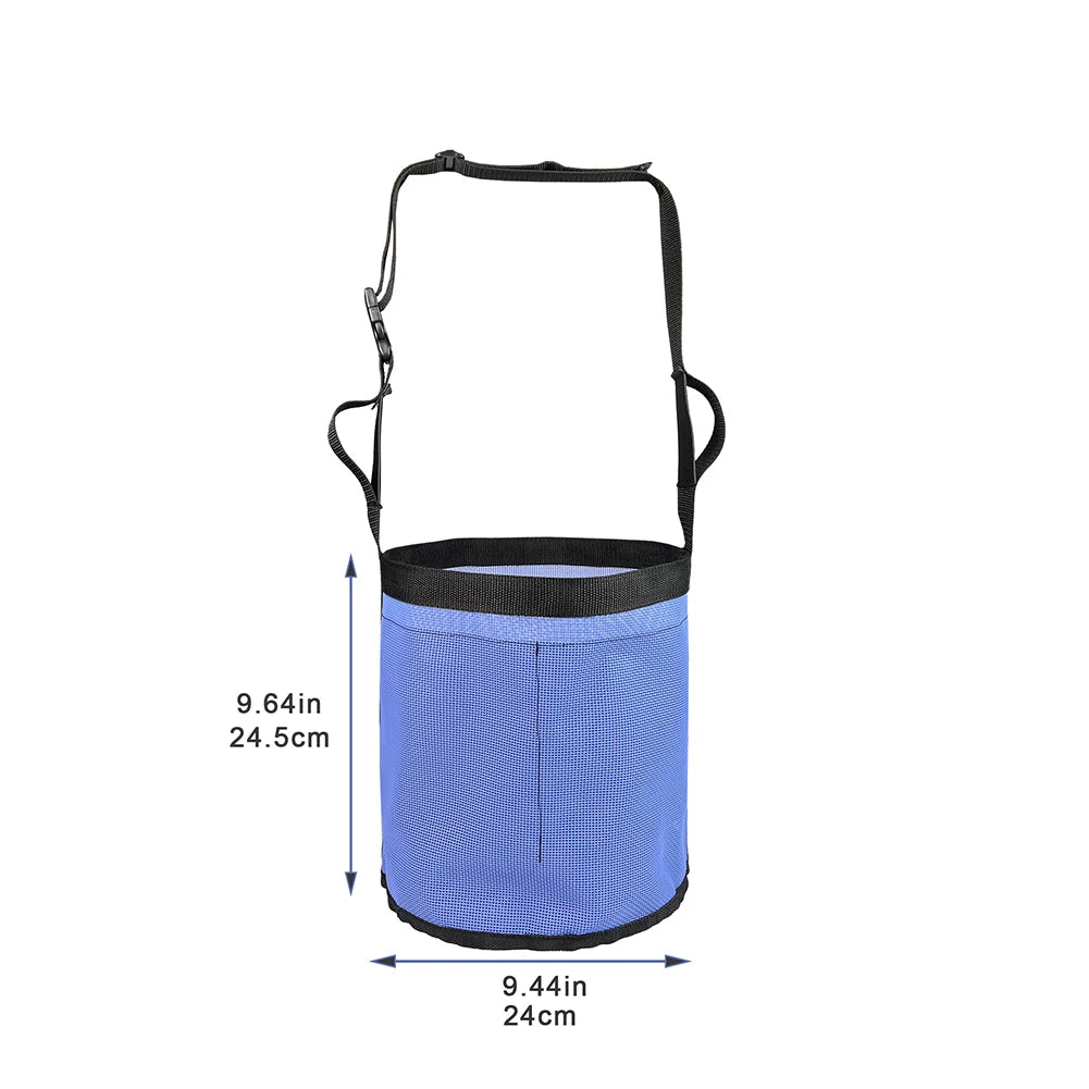 Horse Feed Bag 9.44 X 9.64in With Waterproof Bottom Breathable