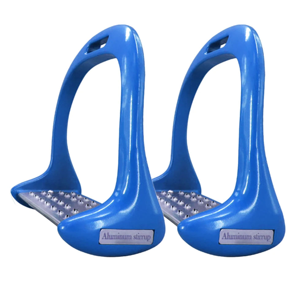 1 Pair Riding Lightweight Durable Anti Slip Stirrups Aluminium