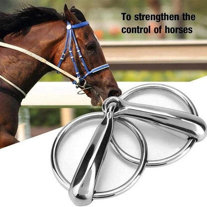 Equimap Horse Bits: Horse Training Whip with Non-Slip Handle One Ring - Equimap