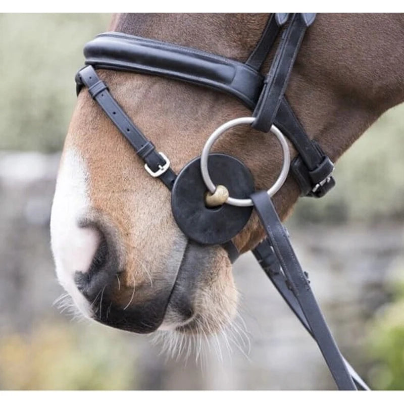 Protect The Horse Mouth Gag Bit Bit Guard Black And Brown Color