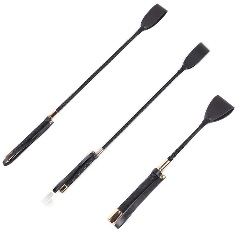 Horse Whip 1PC Lightweight PU Leather Riding Crop Durable Outdoor Non Slip With Handle  Racing Equestrian Training