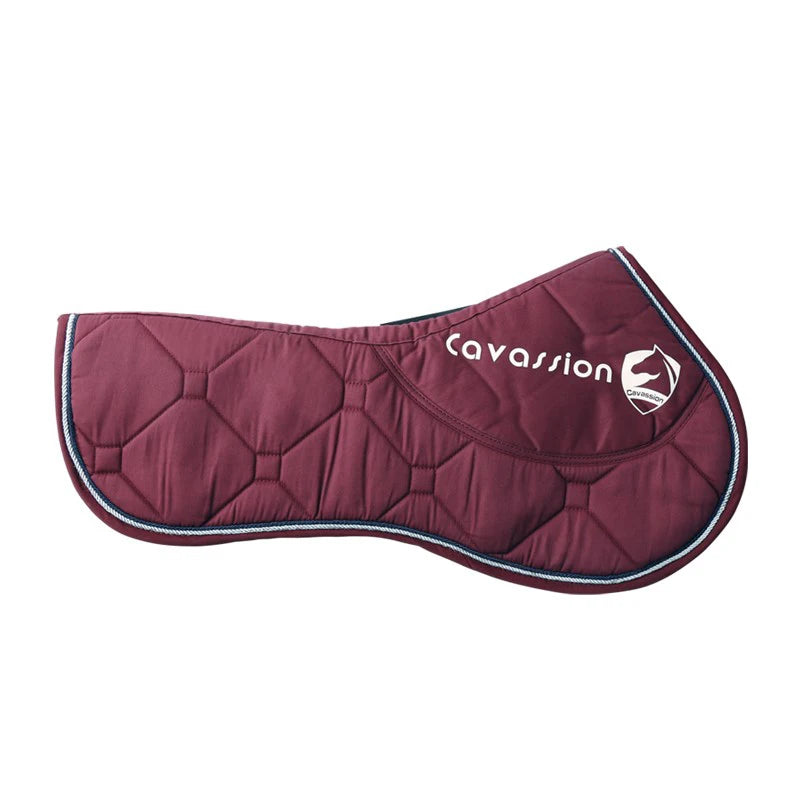 Cavassion Lamb Fleece Shock Absorbing Equestrian Saddle Pad Sweat Pads Soft and comfortable