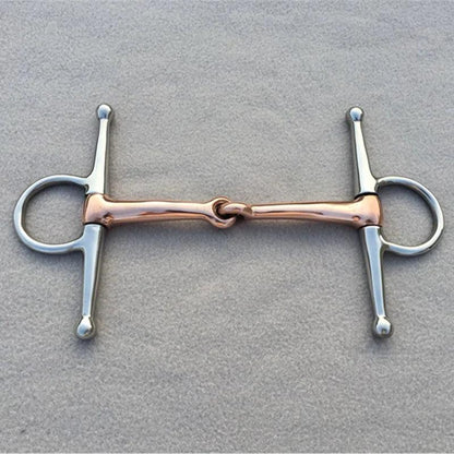 Equimap Horse Bit: H-shaped Copper Mouth Horse Bit - Ideal for Horses that Pull - Equimap