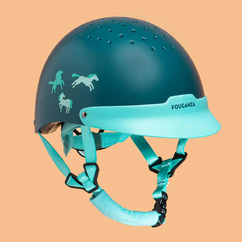 Equestrian Horse Riding Helmet Breathable Durable Safety Half Cover Horse Rider For Children