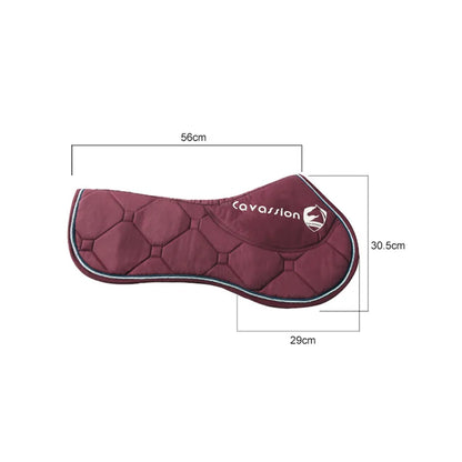 Cavassion Lamb Fleece Shock Absorbing Equestrian Saddle Pad Sweat Pads Soft and comfortable