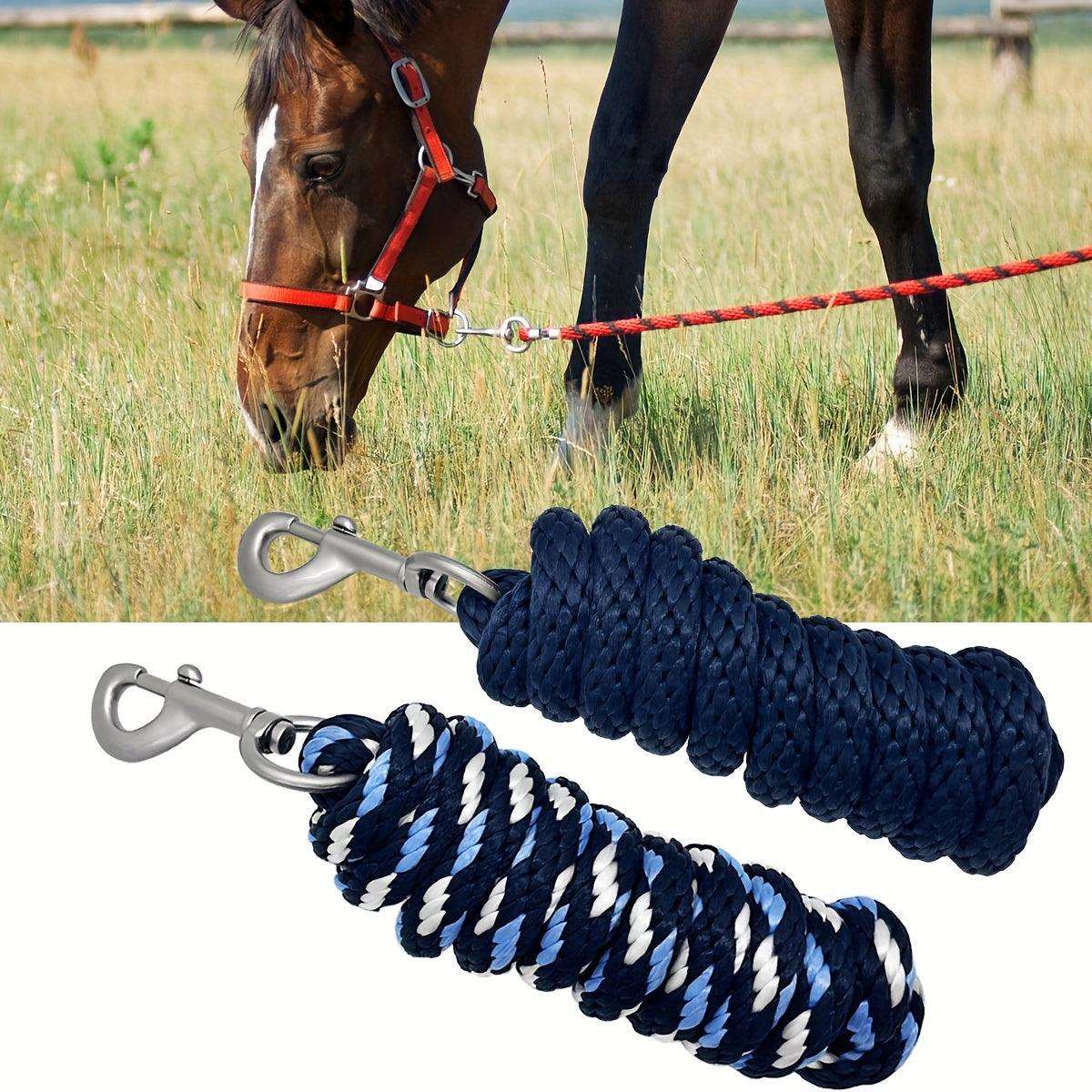 Equimap LeadPro: 2m Durable Leading Rope with Snap Hook for Horses - Equimap