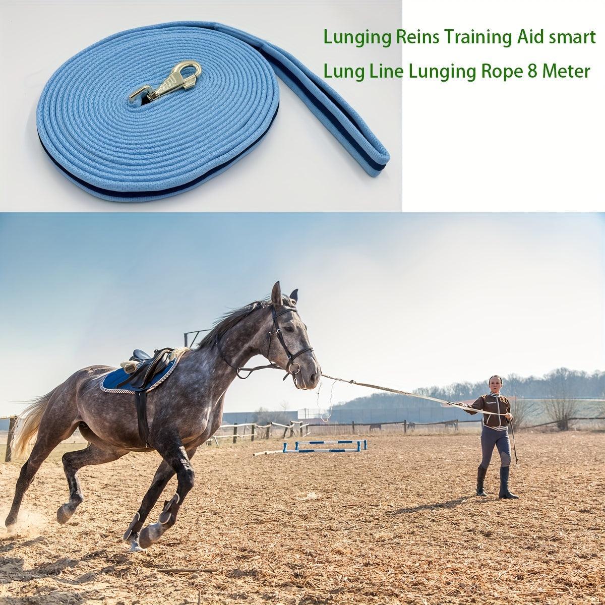 Equimap ProLead: 8m Multi-Color High-Quality Horse Training Rope - Equimap