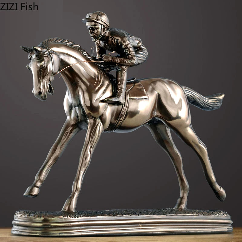 Equimap Metal Horse Figure Sculpture: Equestrian Home Decor - Equimap