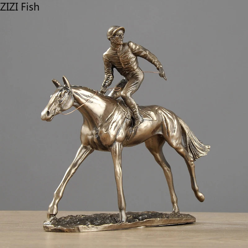 Equimap Metal Horse Figure Sculpture: Equestrian Home Decor - Equimap