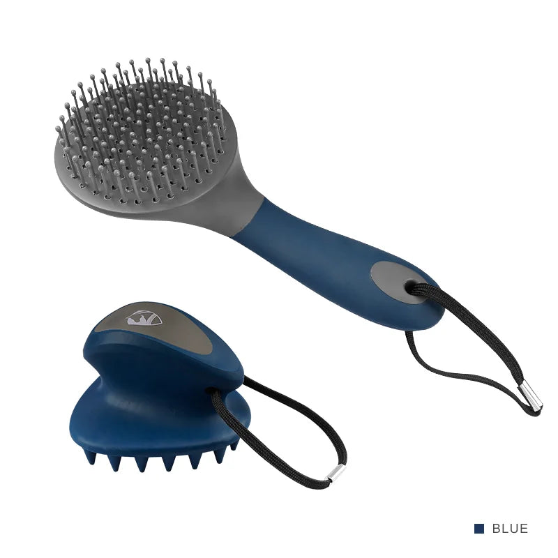 High-Quality Horse Grooming Brushes &amp; Hair Comb Kit - Equimap